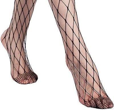 Dreamgirl Fence Net Tights O/S