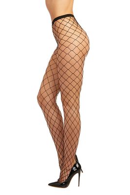 Dreamgirl Fence Net Tights O/S