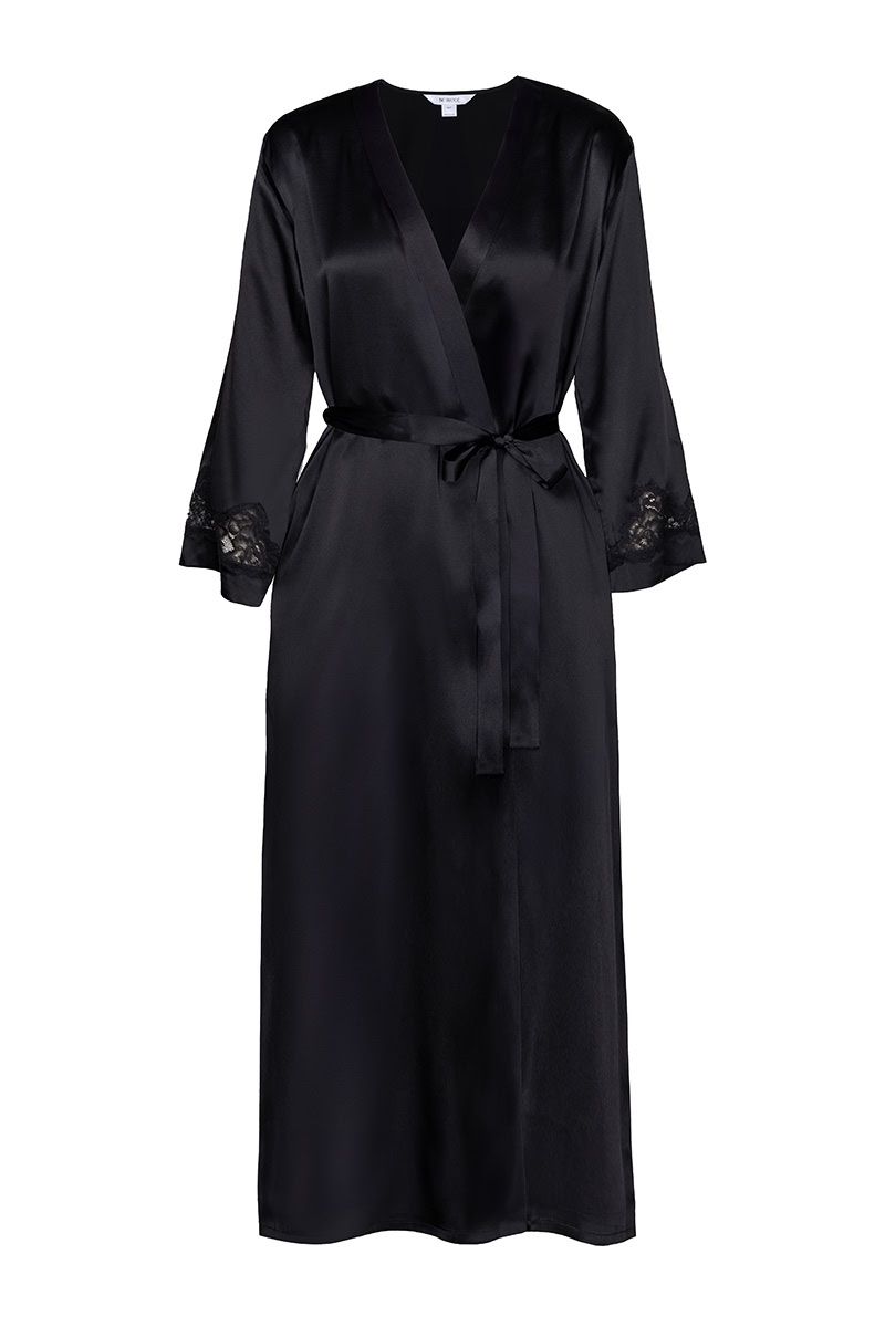 NKiMODE Long Silk Morgan Robe