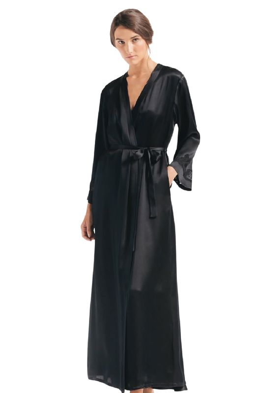Long Silk Morgan Robe