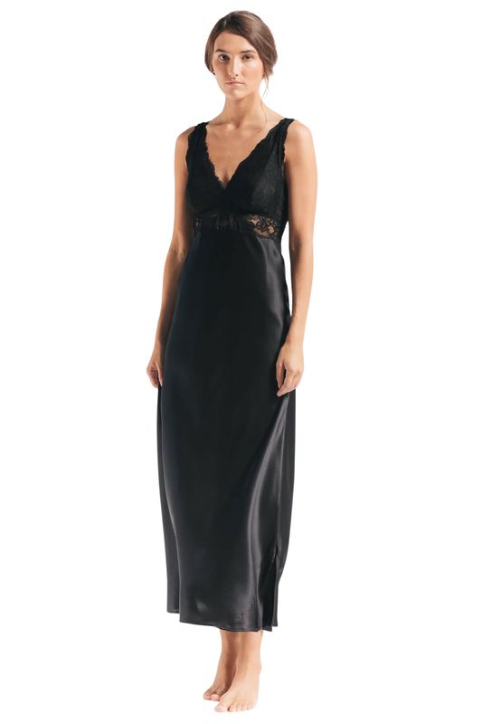 Long Silk Morgan Gown