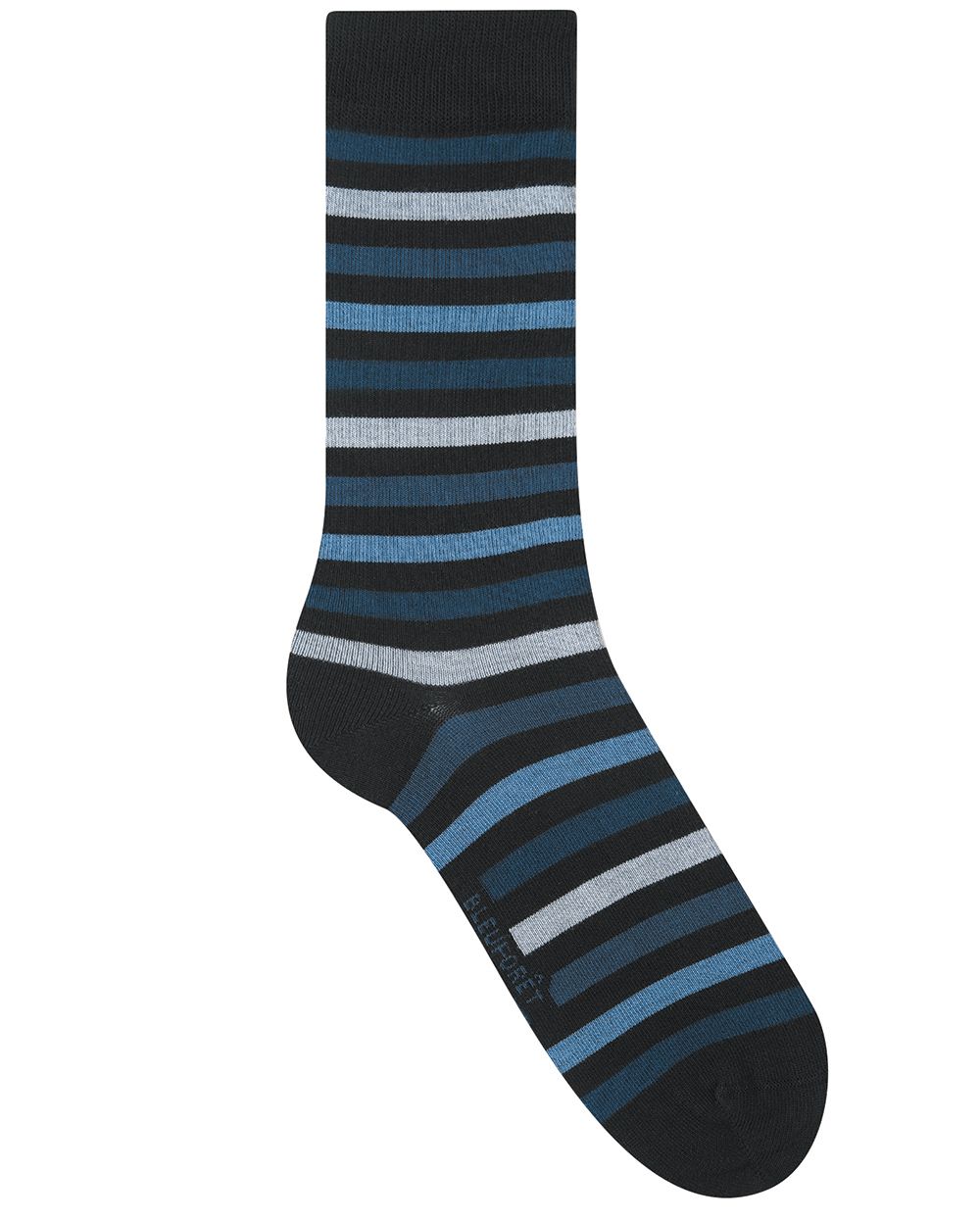  Urban Stripe Cotton Sock, Color: DENIM, Size: 9-12.5