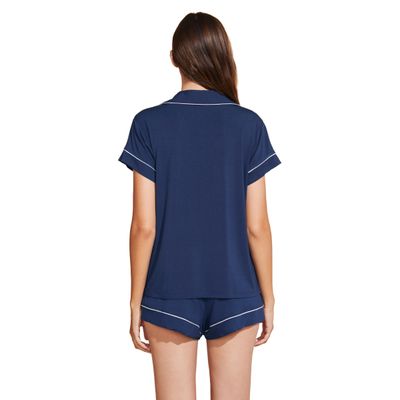 Gisele TENCEL Modal Relaxed Navy Shorty PJ Set