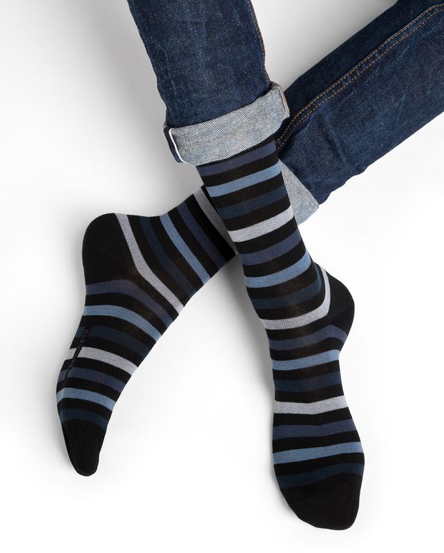 Urban Stripe Cotton Sock