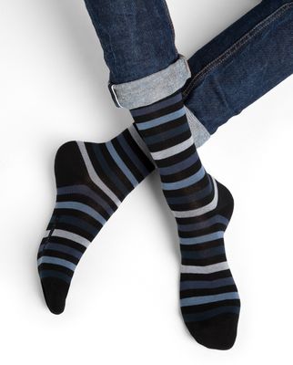 Urban Stripe Cotton Sock