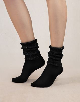 Cashmere Blend Slouchy Socks