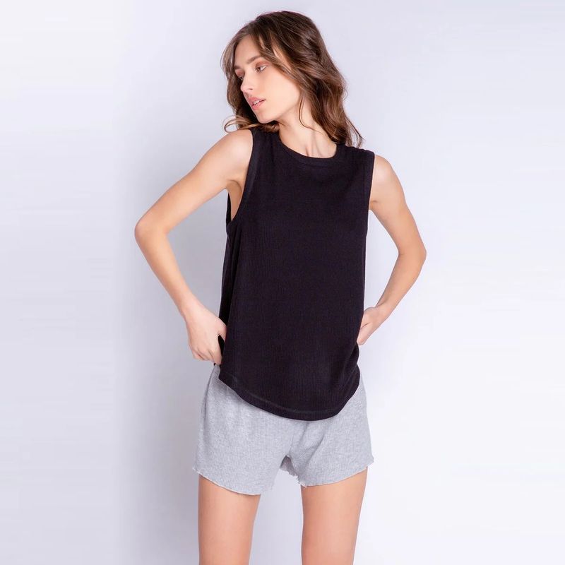 Textured Basics Crew Neck