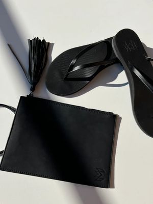 Malvados Parker Faux Suede Clutch