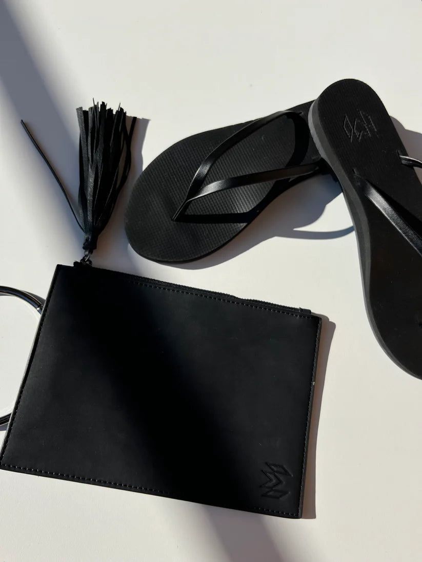 Malvados Parker Faux Suede Clutch