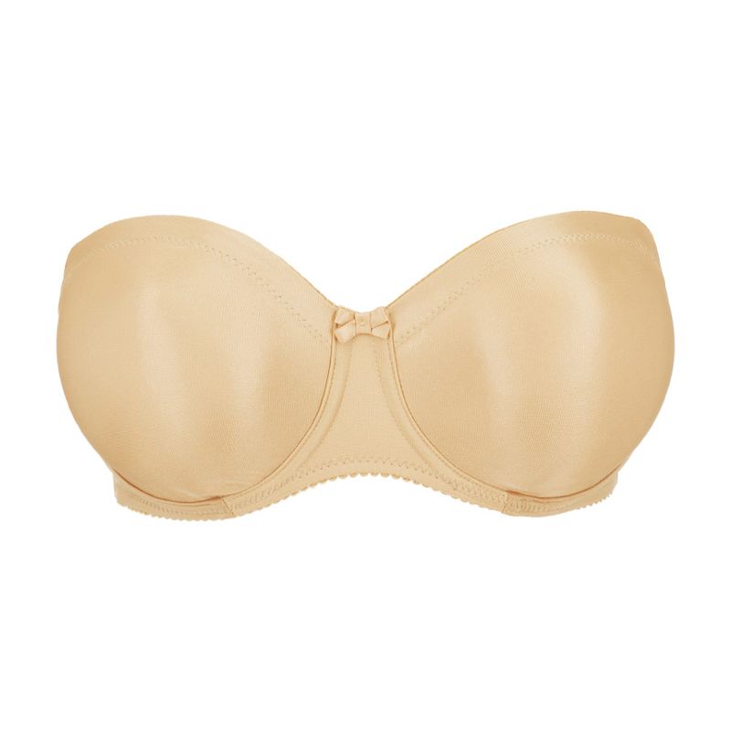 Satin Non Padded Strapless Bra
