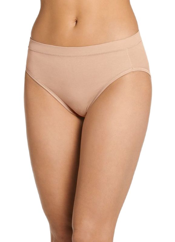 Cotton Stretch Hi Cut Bikini