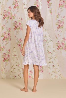 Petite Lilac 100% Cotton Nightgown