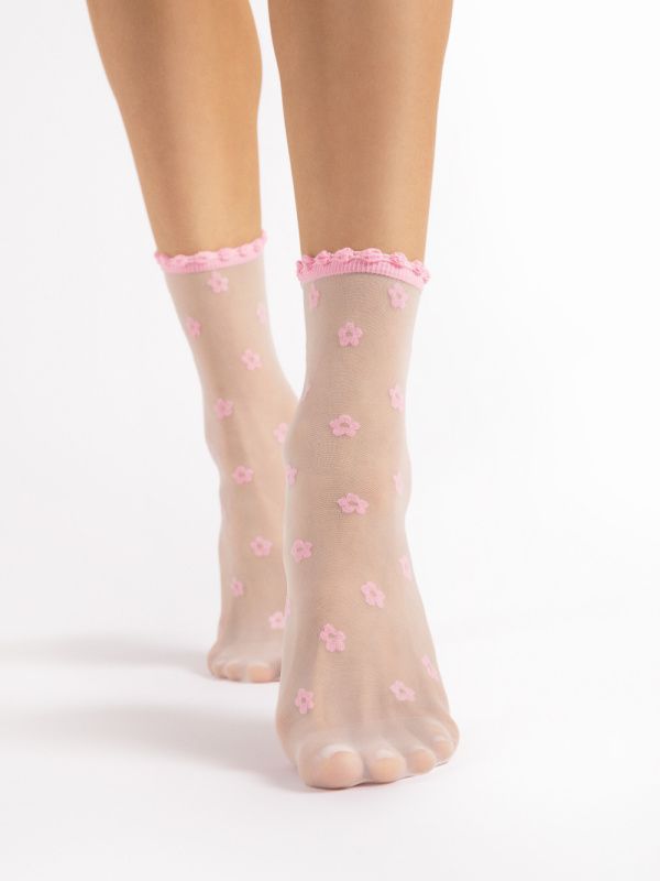 APRIL  15 DEN Rose Ankle Socks