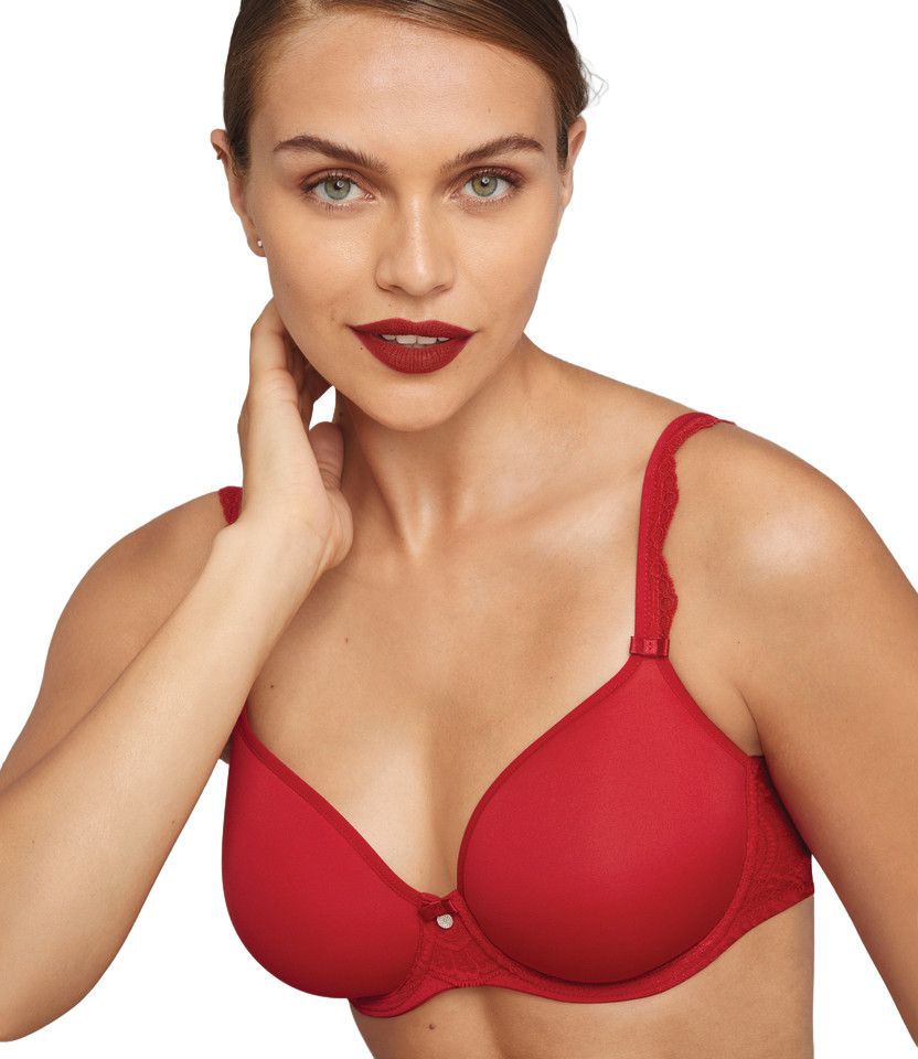 Selma Cherry Red Spacer Bra