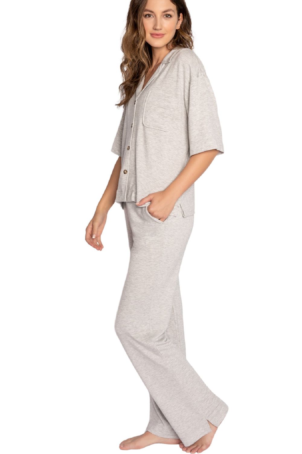 Heather Grey Essentials PJ Set