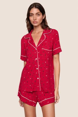 Gisele  NUTCRACKER  RED Relaxed Shorty PJ Set