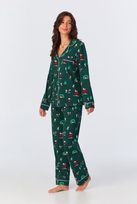 Peanuts Holiday Organic Cotton PJ Set