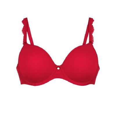 Selma Cherry Red Spacer Bra
