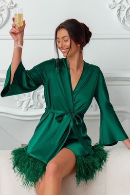 Rya Swan Short Robe
