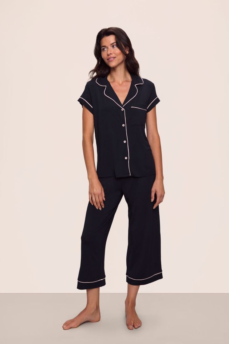 Eberjey Gisele Modal Cropped PJ Set