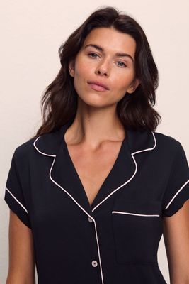 Eberjey Gisele Modal Cropped PJ Set