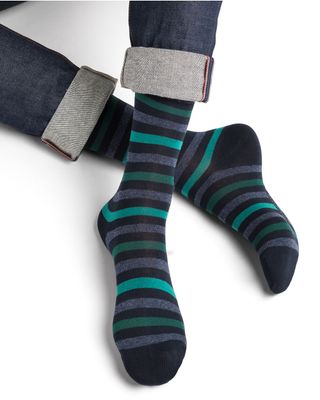 Bleuforêt Urban Stripe Cotton Sock