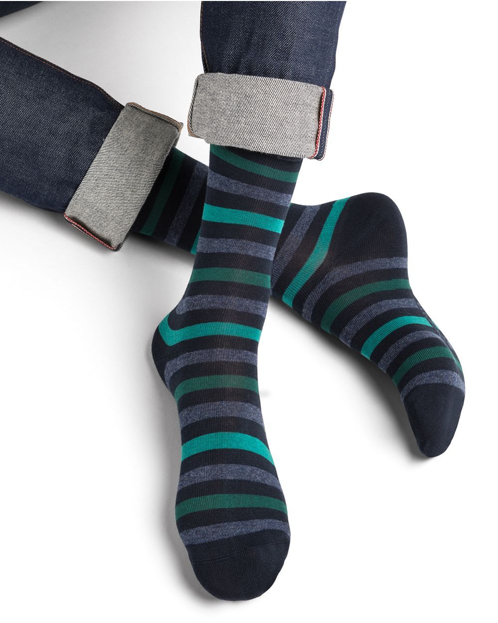 Bleuforêt Urban Stripe Cotton Sock