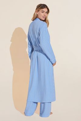 Eberjey Gisele Modal Nordic Stripes Robe
