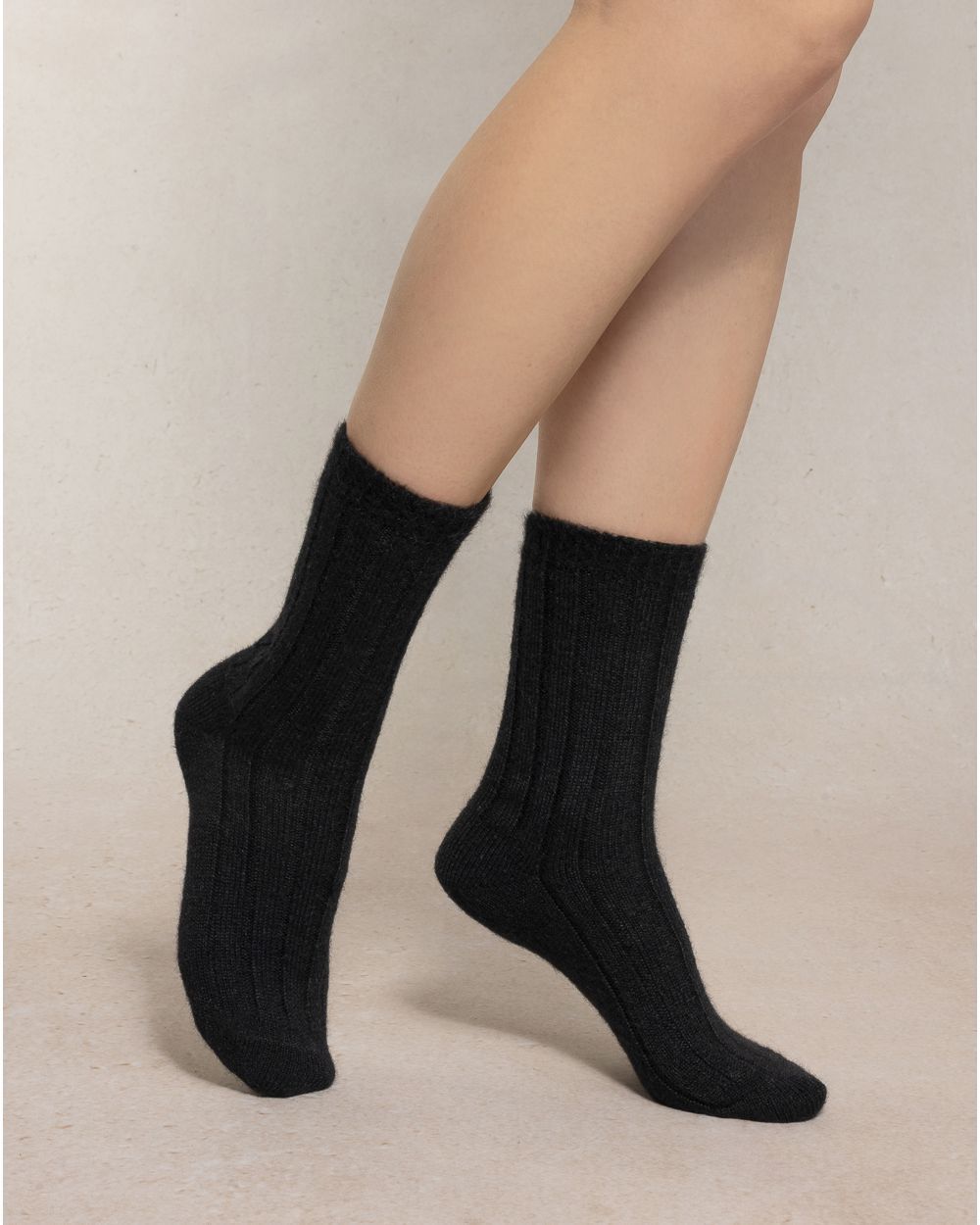 Bleuforet Alpaca &amp; Wool Ribbed  Socks