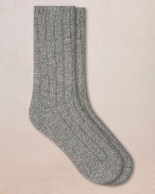 Bleuforet Alpaca &amp; Wool Ribbed  Socks
