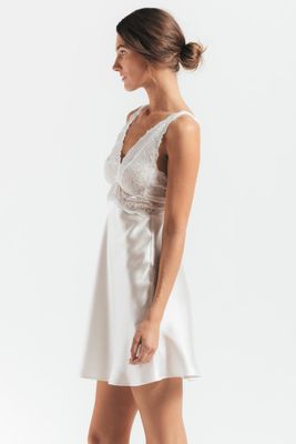 NKiMODE Morgan Bust Support Silk Chemise