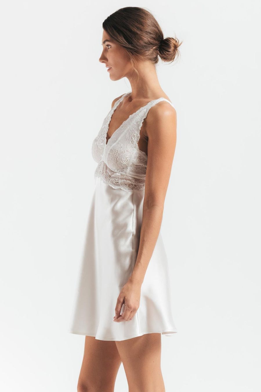 NKiMODE Morgan Bust Support Silk Chemise