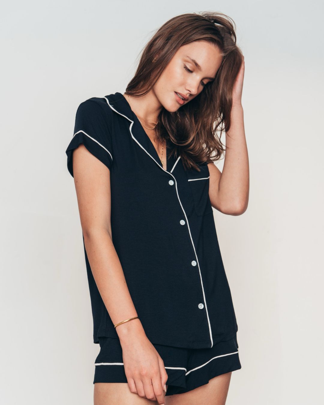 Eberjey Gisele Modal Relaxed Shorty PJ Set