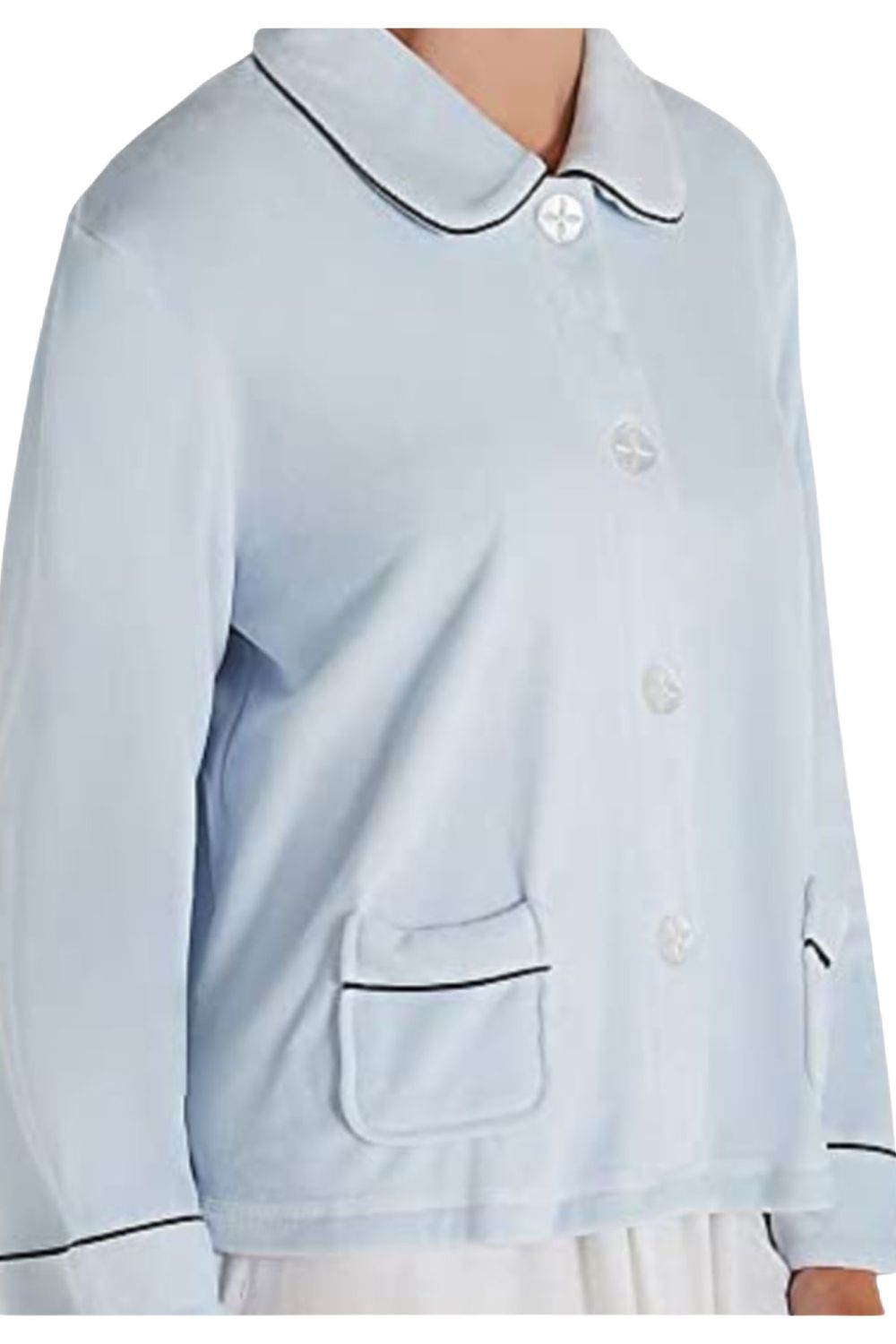 Ultra Soft Velour Bed Jacket