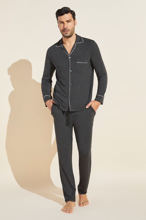 Eberjey William Tencel Classic L/S PJ Set