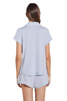 Eberjey Gisele Modal Water Blue Shorty Set