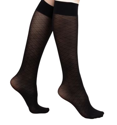 Veloute Diamond 30 DEN Trouser Socks O/S