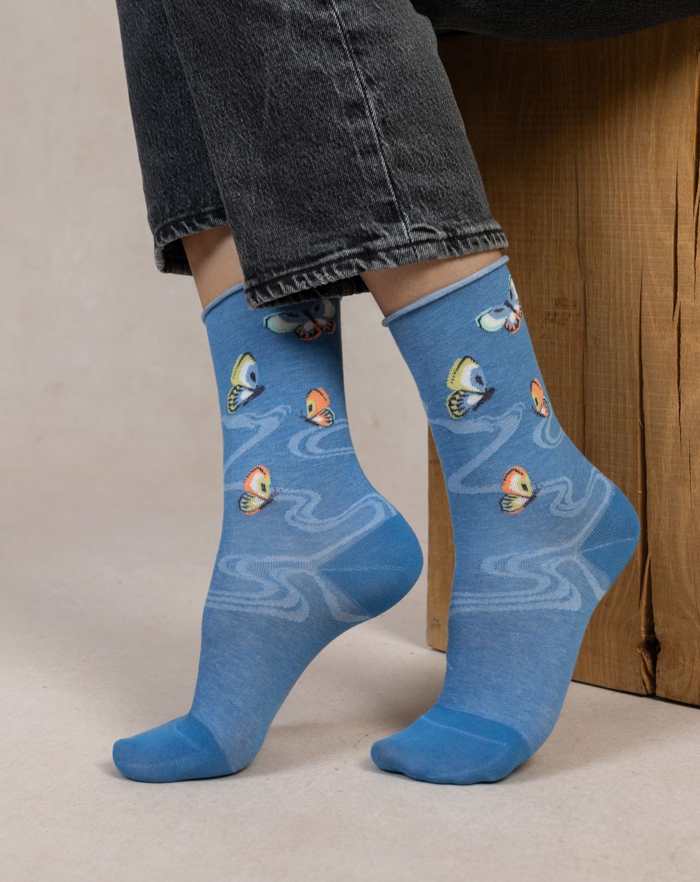 Butterfly Cotton Socks