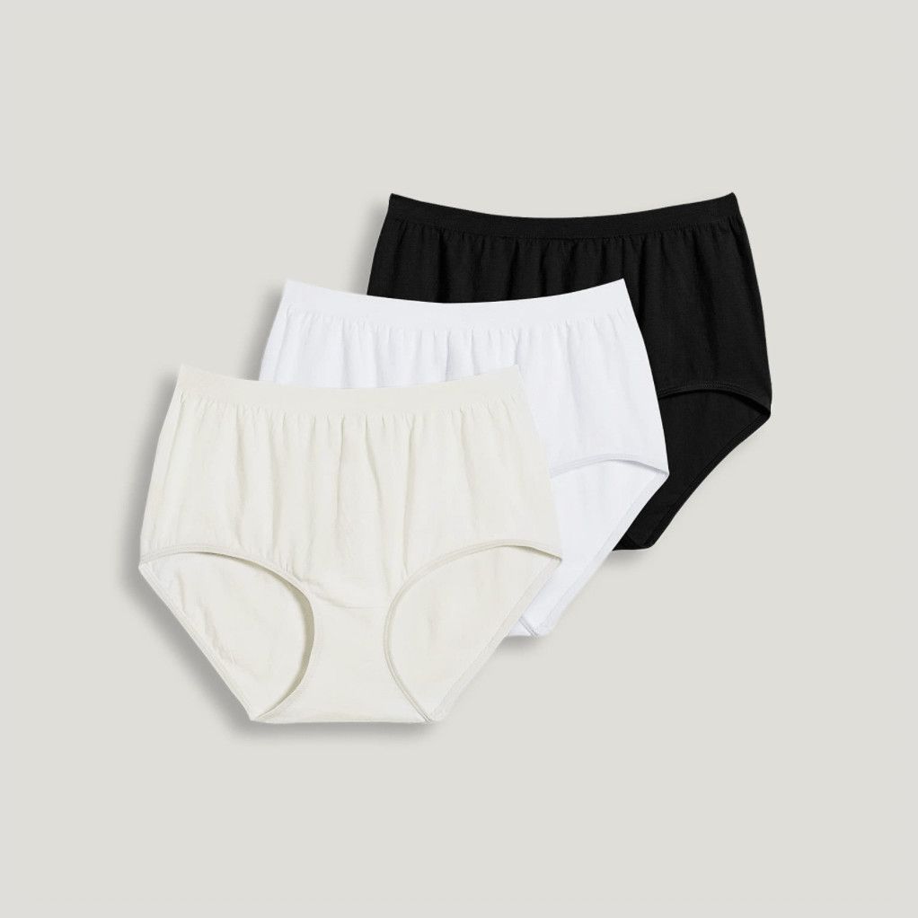 Jockey 3 Pack Cotton Comfies Seamfree Brief