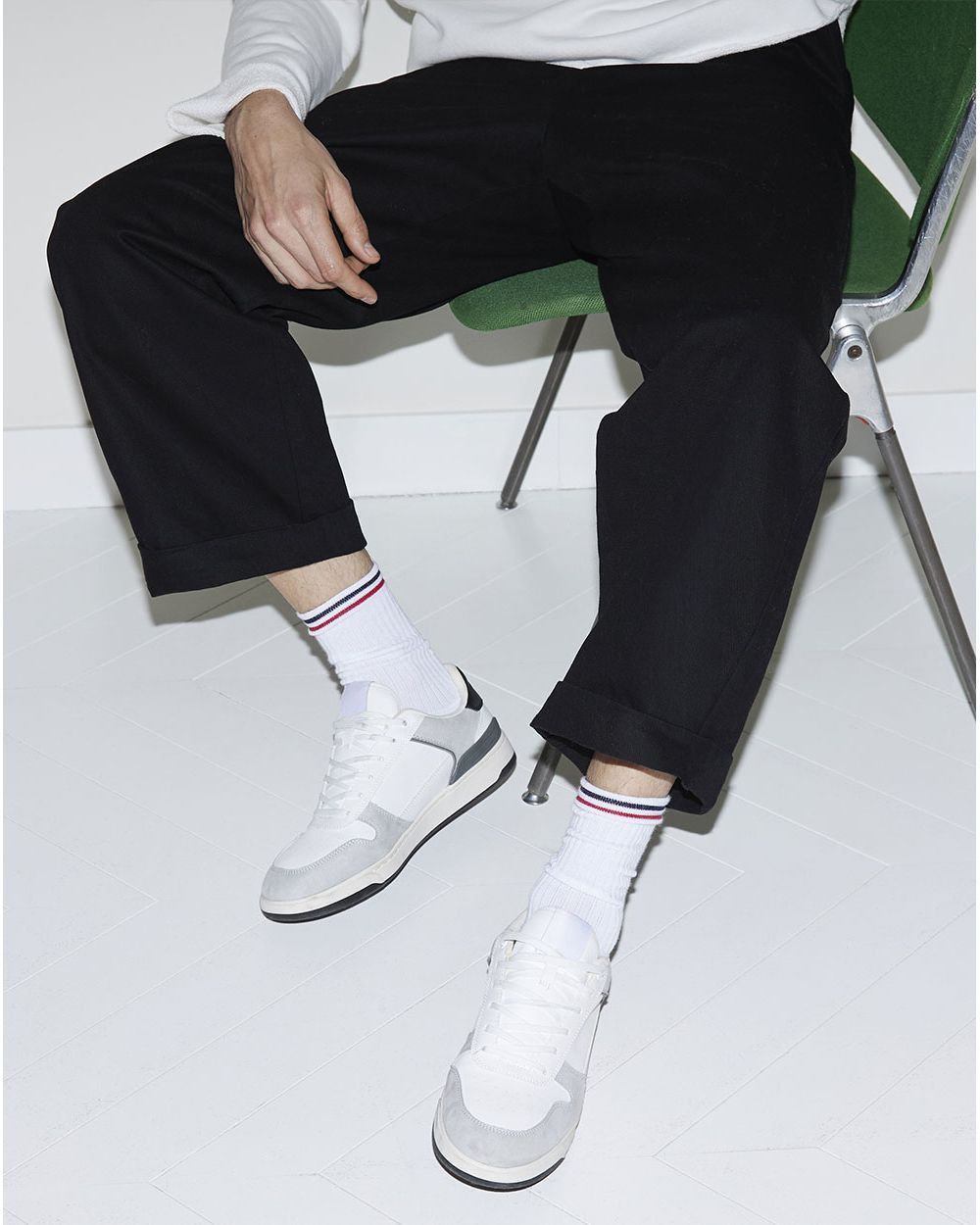 Bleuforêt Cotton Ribbed Sport Socks