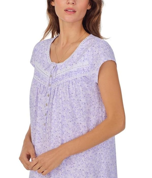 Lilac Fields 100% Cotton Nightgown