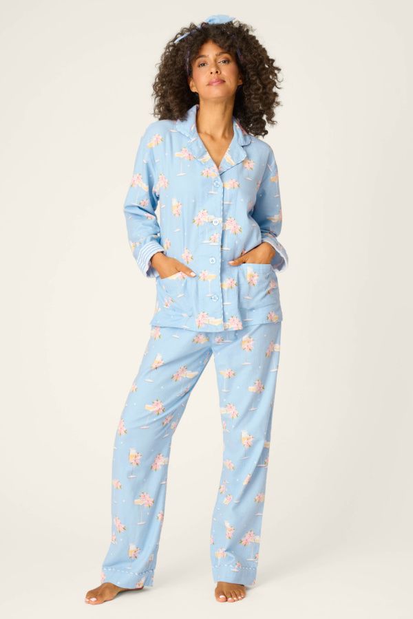 PJ Salvage FIZZ THE SEASON Flannel Set
