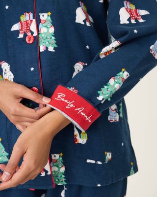 PJ Salvage BEARLY AWAKE Flannel Set