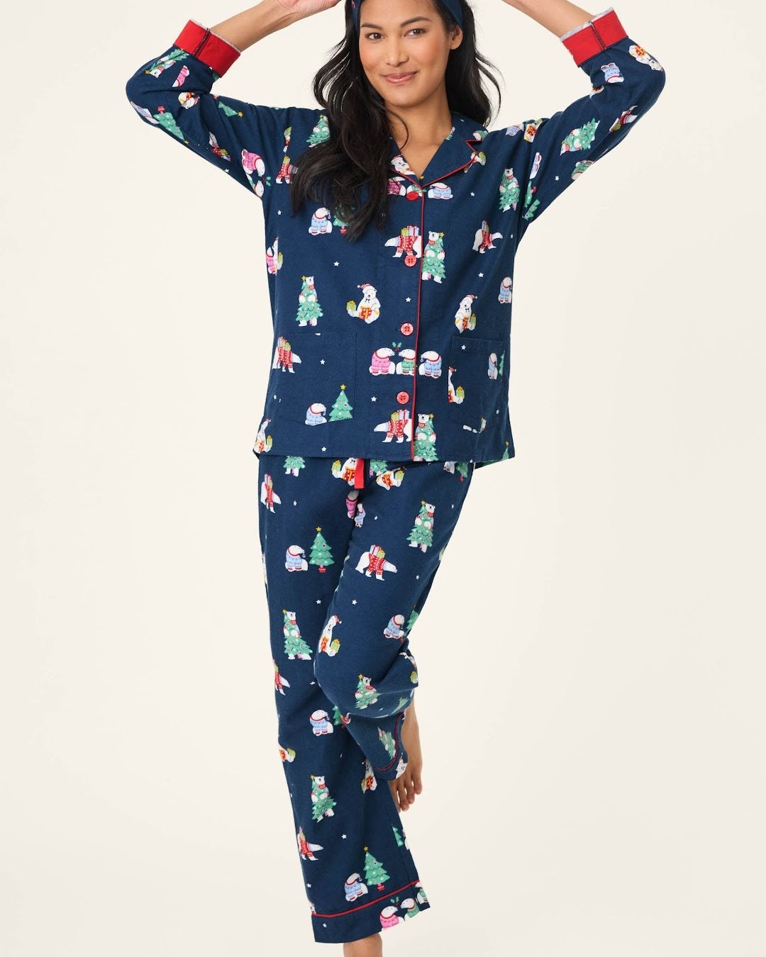 PJ Salvage BEARLY AWAKE Flannel Set