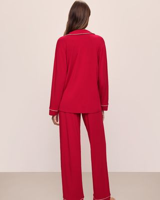 Eberjey Gisele Modal Holiday Long PJ