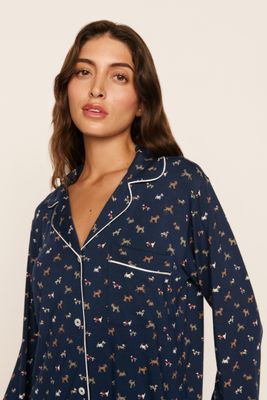 Eberjey Gisele Modal Holiday Long PJ 