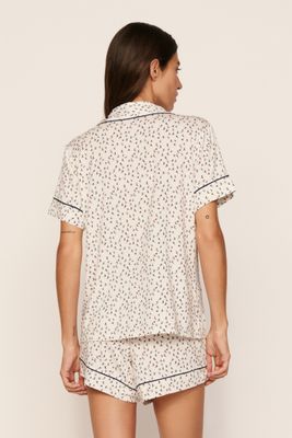 Eberjey Gisele Modal Holiday Relaxed Shorty PJ Set