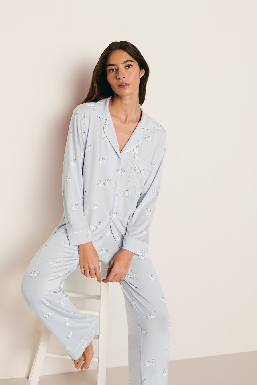 Gisele Modal SWANS Long PJ Set