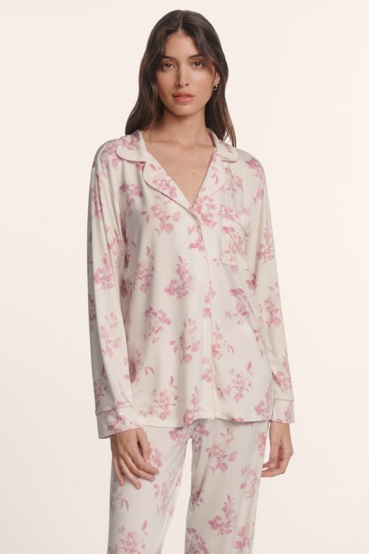 Gisele Modal ROSE GARDEN Long PJ Set