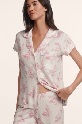 Gisele Modal ROSE GARDEN Cropped PJ Set